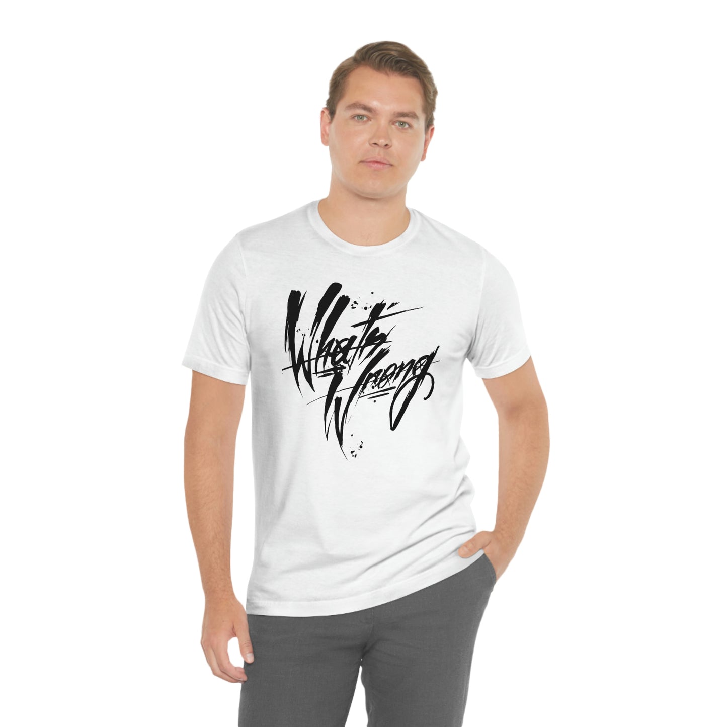 Calligraphy t-shirt WHITE // UNISEX