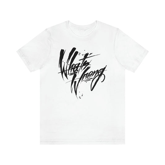 Calligraphy t-shirt WHITE // UNISEX