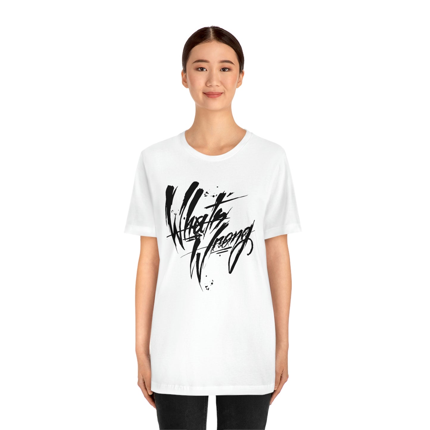 Calligraphy t-shirt WHITE // UNISEX