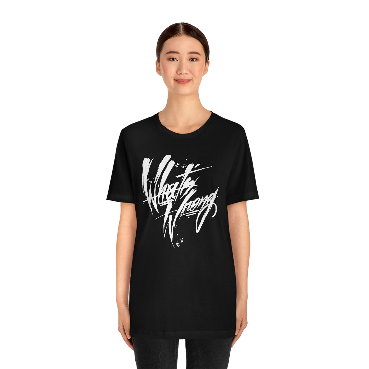 Calligraphy t-shirt BLACK // UNISEX